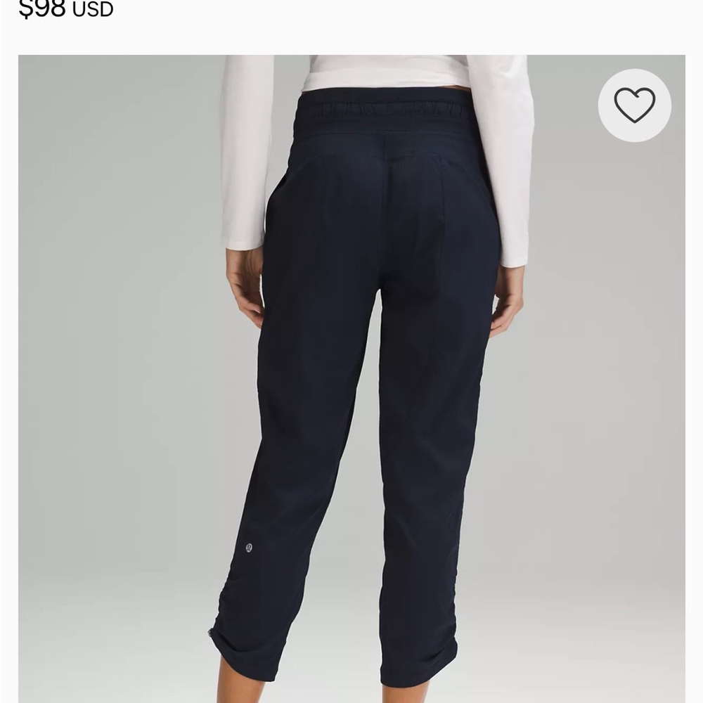 lululemon athletica Women’s Black Dance Studio Cropped Pants